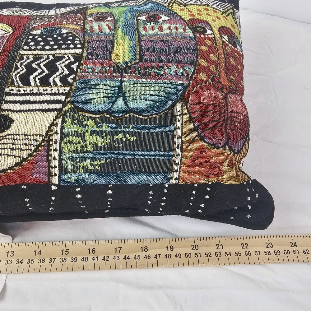 Laurel Burch Cat Accent Pillow 